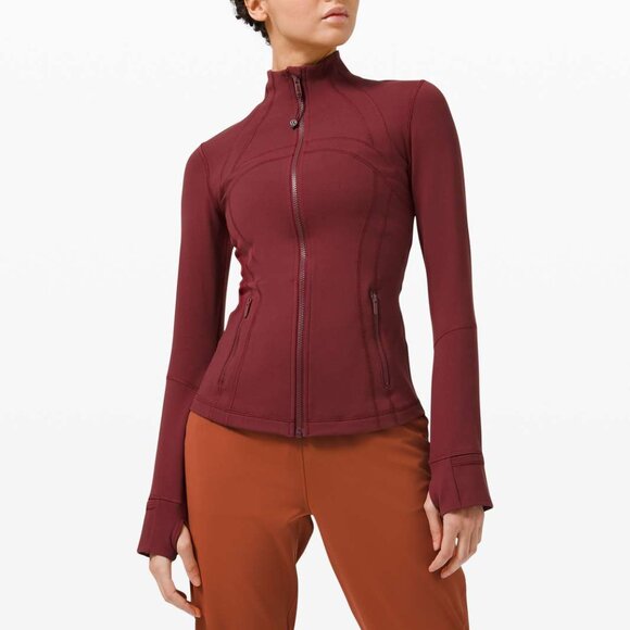 NWT Lululemon Define Jacket *LUON, Sz 6, RED MERLOT - Picture 1 of 7